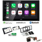 JVC 2-DIN Autoradio Apple CarPlay Android Auto für Alfa Romeo Brera mit Navi