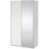 VCM Schiebetürenschrank Como 120 x 220 x 0 cm Weiß