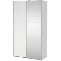 VCM Schiebetürenschrank Como 120 x 220 x 0 cm Weiß