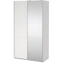 VCM Schiebetürenschrank Como 120 x 220 x 0 cm Weiß
