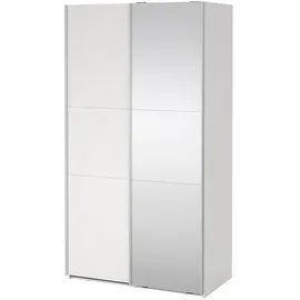 VCM Schiebetürenschrank Como 120 x 220 x 0 cm Weiß