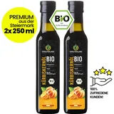 KRÄUTERLAND Bio Kürbiskernöl 500ml kaltgepresst frisch aus der Steiermark