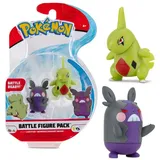 Pokémon Pokemon W7 Battle Figur Larvitar & Hangry Morpeko