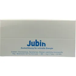 JUBIN Zuckerlösung schnelle Energie Tube 12X40 g Tube