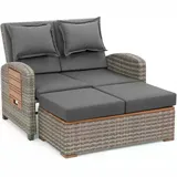 Greemotion Bahia Tobago Rattan-Lounge grau