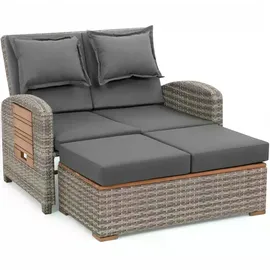 Greemotion Bahia Tobago Rattan-Lounge grau