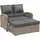 Greemotion Bahia Tobago Rattan-Lounge grau