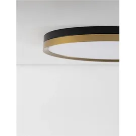 Nova Luce Cantria 1 gold, schwarz Ø 40 cm