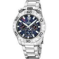 Festina F20743/1 Herrenuhr Bullhead Dunkelblau mit Stahlband