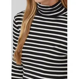 s.Oliver Gestreiftes Longsleeve im Slim Fit mit Rollkragen - 44