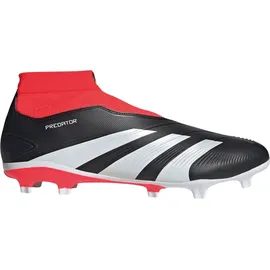 adidas Predator League Laceless FG Core Black / Cloud White / Solar Red 45 1/3