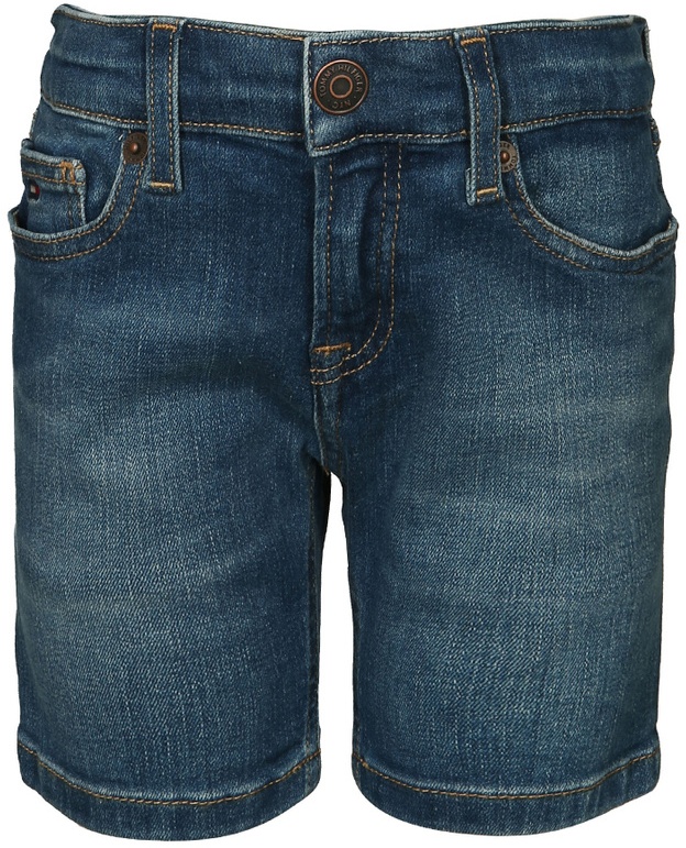 TOMMY HILFIGER - Jeans-Shorts SPENCER in medium blue, Gr.98