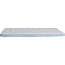 Dormir Matratze für Baby & Kinder 70 x 140cm , Höhe 8cm , Anpassung durch atmungsaktivem Komfortschaum , Allergiker geeignet , Blau