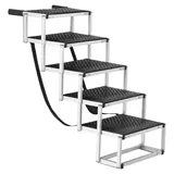 Vevor Hundetreppe 4-stufig Grau