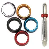 BULL'S Shaft Aluminiumring Silber