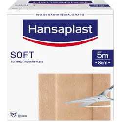 Hansaplast SOFT Pflaster 8cm x 5m + 20% Rabatt* 1 St Pflaster