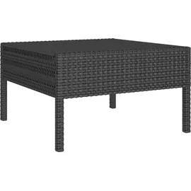 vidaXL Garten-Lounge-Set 9-tlg. schwarz
