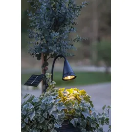 star trading deutschland gmbh Solar Garten Spotlight Kunststoff H 34 cm 1er Set schwarz