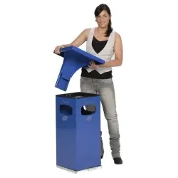VAR Kombiascher B 32 12184 , Farbe: enzianblau
