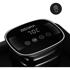 Zeegma DRY CHEF PRO Dörrautomat 400W, Obst- & Gemüsetrockner, 5 Ebenen, Temperatur 35–70°C, Umluft, Timer bis 72h - Schwarz