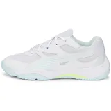 Puma Solarflash Jr II Hallenturnschuh, White Nitro Blue Fizzy Light, 29 EU