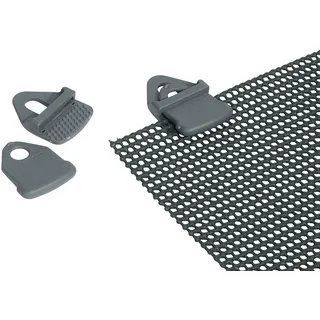 Bo-Camp Vorzeltteppich Clips, 4st, grau