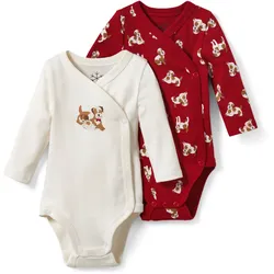 Tchibo - 2 Baby-Bodys - Baby - Gr. 74/80 - creme
