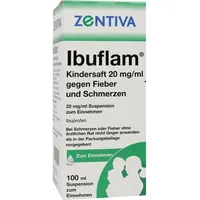 Zentiva Pharma GmbH Ibuflam Kindersaft 20mg/ml gegen Fieber u.Schmerzen