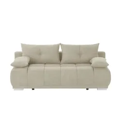 Schlafsofa  Gala ¦ beige ¦ Maße (cm): B: 208 H: 92 T: 102