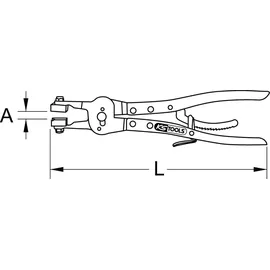 KS Tools Schlauchschellenzange 115.1173