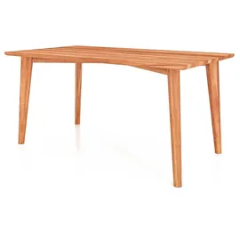 byoak Esstisch GREG aus Massivholz, Naturgeölt ¦ holzfarben ¦ Maße (cm): B: 80 H: 77