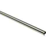 GARDINIA Gardinenstange mit Innenlauf Chicago 20 mm edelstahl-optik 160 cm