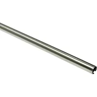 GARDINIA Gardinenstange mit Innenlauf Chicago 20 mm edelstahl-optik 160 cm