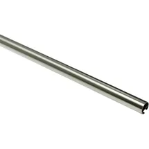 GARDINIA Gardinenstange mit Innenlauf Chicago 20 mm edelstahl-optik 160 cm