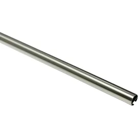 GARDINIA Gardinenstange mit Innenlauf Chicago 20 mm edelstahl-optik 160 cm