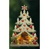 RATAGS Schwibbogen Tanne Weihnachtsmann mit LED-Beleucht.. RA D9990-90-68-150-2-F-3 NEU