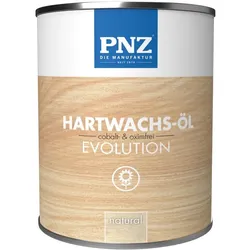 PNZ Hartwachsöl evolution farblos | Nachhaltig hergestellt mit regionalen Rohstoffen | besonders strapazierfähig | Arbeitsplatten, Holzmöbel, Holz-Boden - Natural / 30L