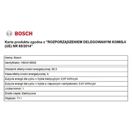 Bosch Herdset Einbau-Backofen mit Induktionskochfeld Booster