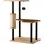 fudajo Kratzbaum 40 x 30 x 62 cm braun/schwarz