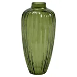 CASANOVA casa NOVA Vase FLOS, Grün - H 35 cm - Glas