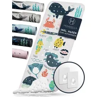 Homerella homerella© Antirutschmatte Badewanne Baby, 100x40cm Badewannenmatte rutschfest Kinder,