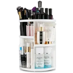 UNIQ Rotierender Makeup Organizer Weiss Make-up Organizer   Weiß