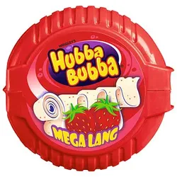 Hubba Bubba MEGA LANG Erdbeere Kaugummis 1 Rolle