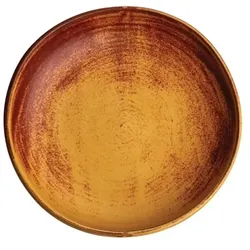 Olympia Canvas Schale mit hohem Rand siena-rost 23cm