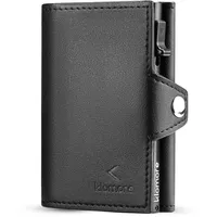 KLOMORE Geldbörse Herren, Slim Wallet Kreditkartenetui mit Münzfach, Kartenetui Geldbeutel Herren, RFID Schutz Herren Portemonnaie, Smart Wallet Kartenhalter, Portemonnaie Brieftasche