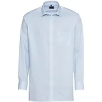 Olymp Langarmhemd kariert Blau 48