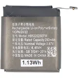 AccuCell Akku passend für Huawei Watch GT 3 42mm, Li-Polymer, 3,87V, 292mAh, 1,13Wh, ohne Werkzeug