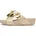 Lulu Flower Cross Slides Gold 41