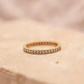 Fascination by Ellen K. Ring Gold Zirkonia weiß Memoirering