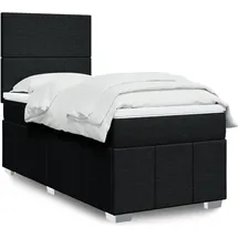 vidaXL Boxspringbett 180 x 200 cm Schwarz